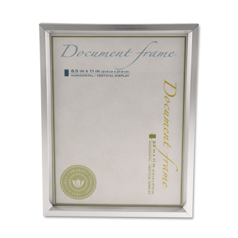 Metallic Silver Matte Picture Frame