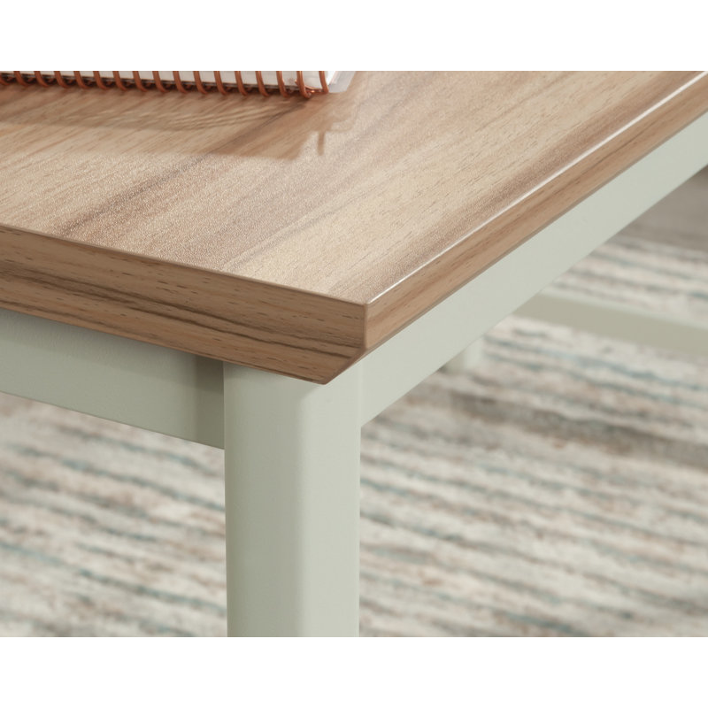 Bergen Circle Table Desk, 29.56" H x 59.06" W x 29.53" D