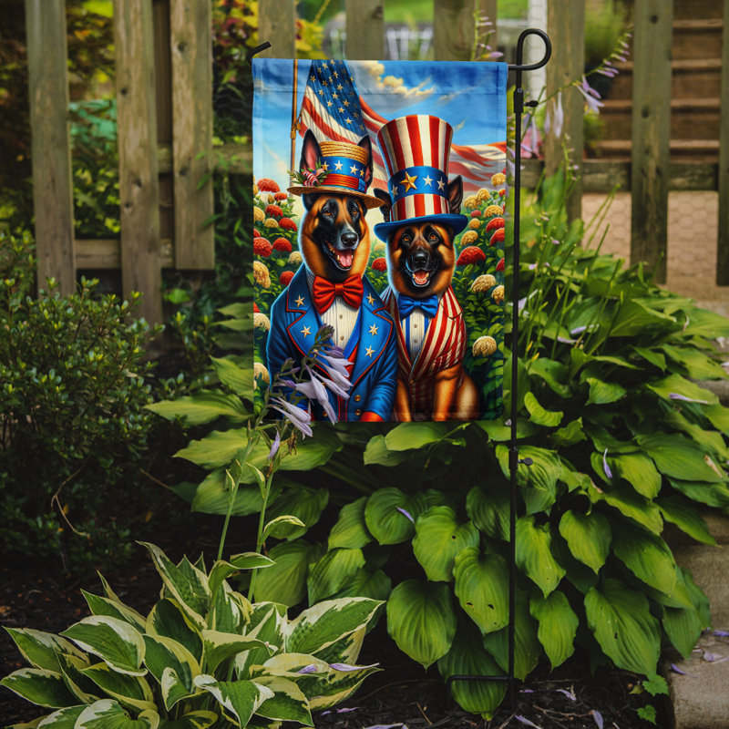 Drapeau All American Garden, Malinois belge