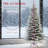 6.5ft Prelit Snow Flocked Artificial Christmas Tree with Multi-Function LED Lights