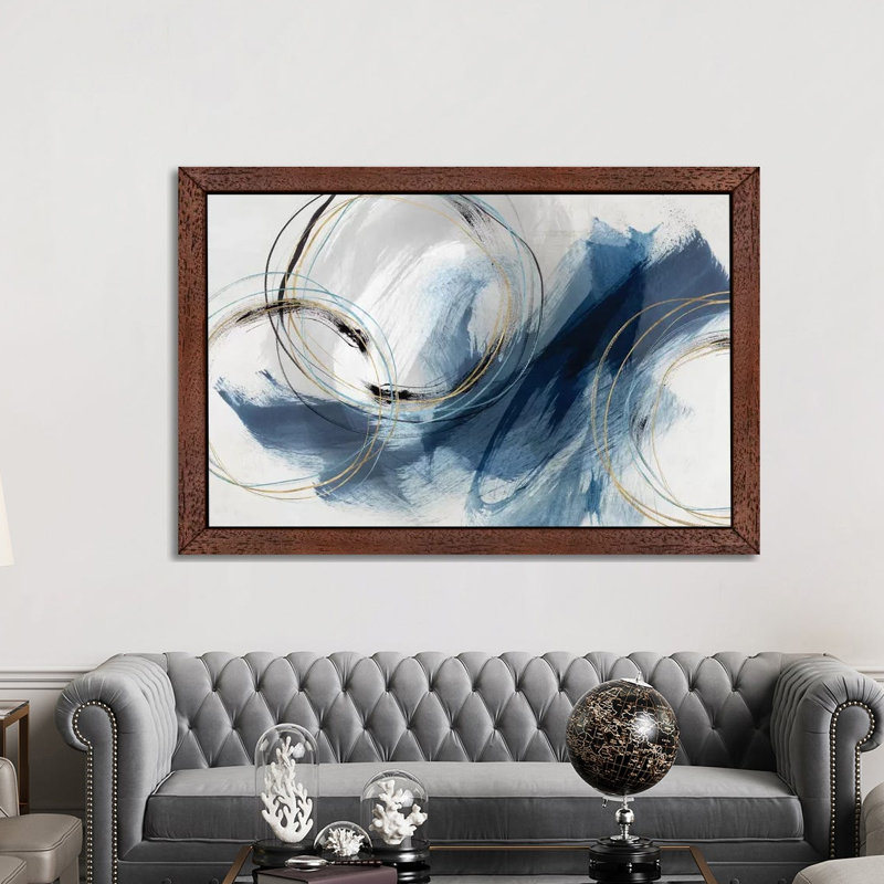 Detour by Isabelle Z - Painting on Canvas, Brown Framed, 152.5 cm H x 101.5 cm W