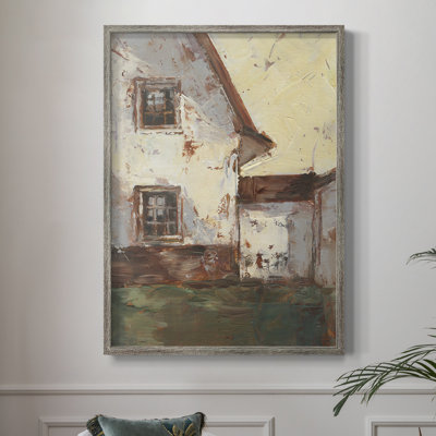 Sunlit Barn I Framed Print - Solid Wood