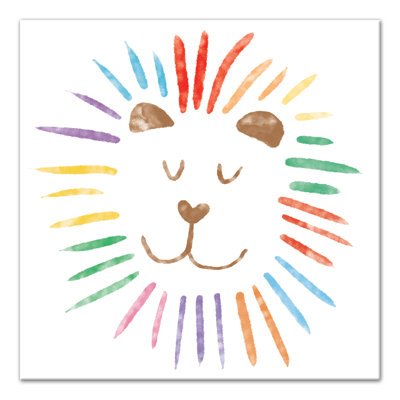 Art sur toile personnalisé lion Malcom
