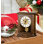 Vanderbilt Traditional Analog Tabletop Clock in Brown