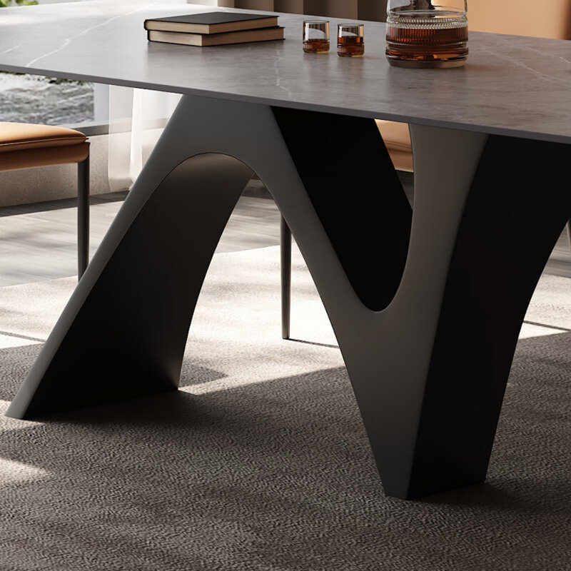 Simple Rectangular Design Dining Table