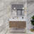 Glasgow 41.75'' Single Bathroom Vanity with Acrylic Top-2017946513