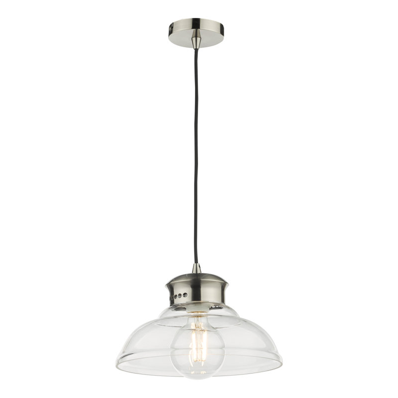 Anaya 1 - Light Dome Pendant, 20 cm x 28 cm, Chorme