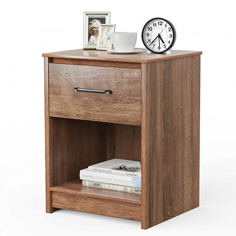 Table de chevet avec tablette de rangement Scottsburg Loon Peak®, Brun