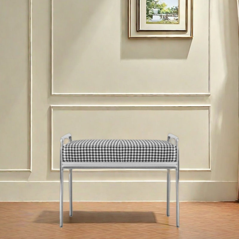 Banc de vestiaire en acier inoxydable robuste