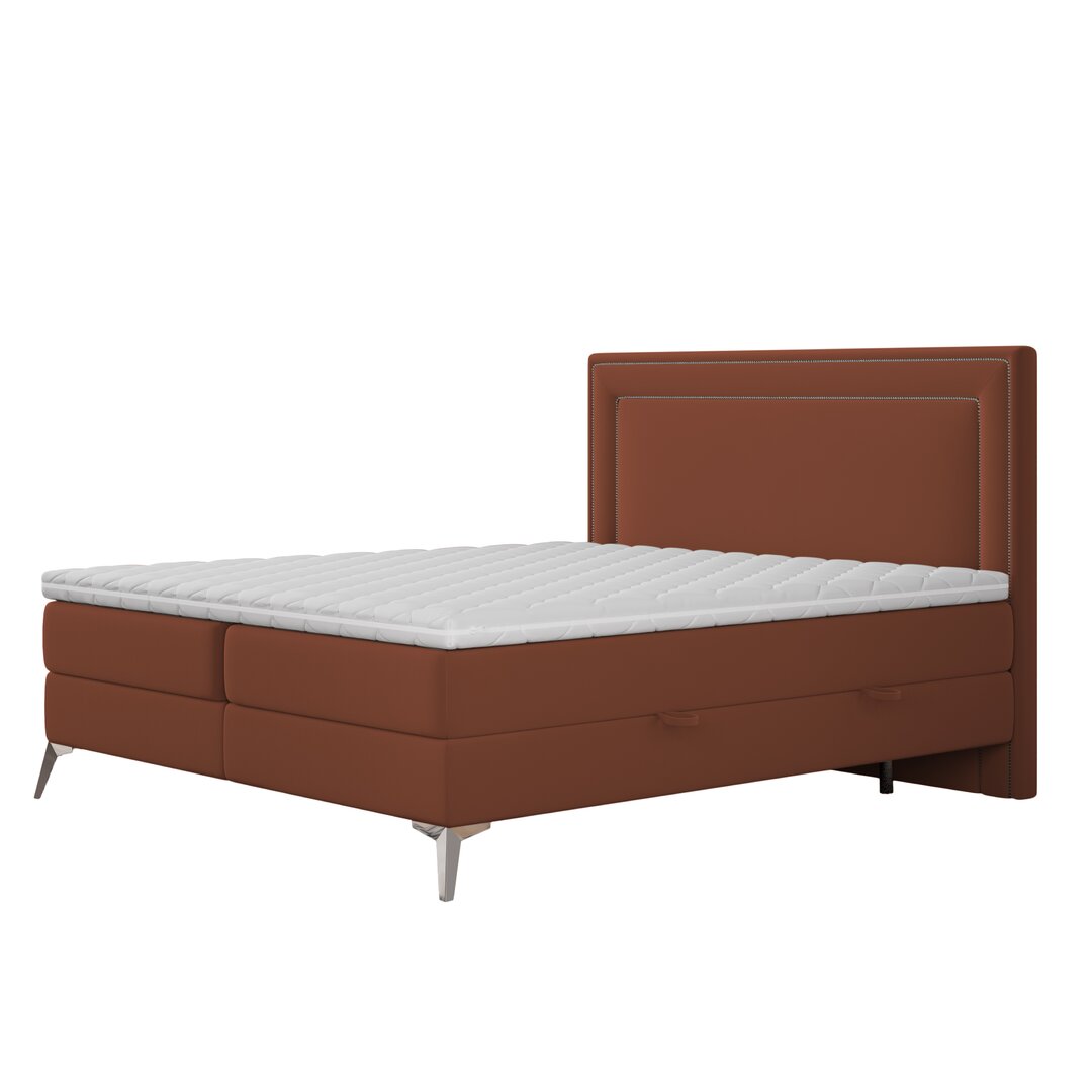 Boxspringbett Lancey mit Topper und Stauraum