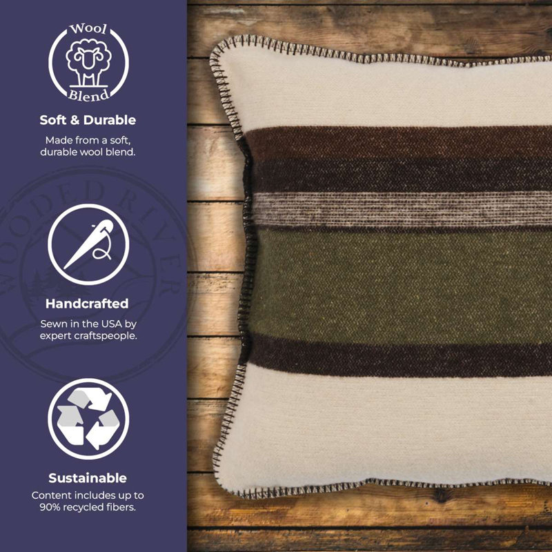 Wooded River Sage Valley - Decor Pillow - 20x20
