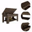Banc de rangement pour hall d'entrée de 36 pouces avec compartiment caché et support inférieur-1558611632