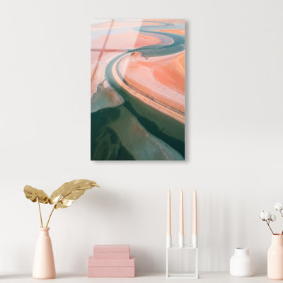 Peach Sand Print by Oliver Gal
