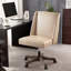 Chaise de bureau pivotante en chenille Mellins-2051790758