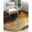 Tapis contemporain de couleur neutre Arabica