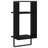 Wall Shelf With Bar - 30X25x65 Cm - Stylish And Functional Storage Solution-1514894492