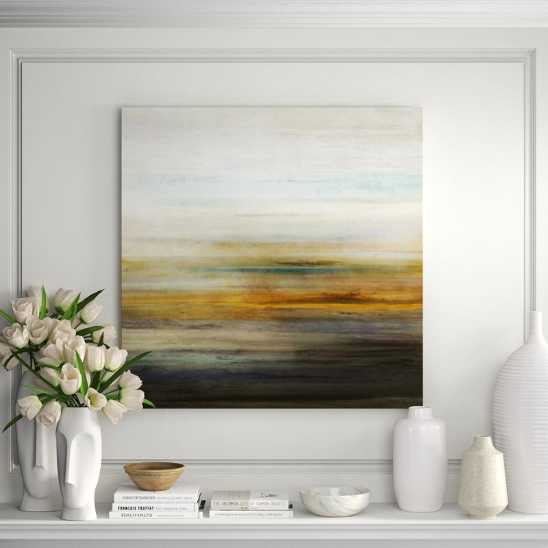 Linear Thoughts I Print by James McAllen, Glass Coat, 40" H x 40" W x 1.5" D