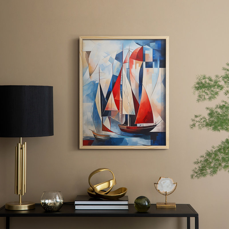"NAUTICAL Series CDXIX", H 21 po x l 17 po, Naturel