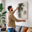 Bamboo in Mist Japandi - Wrapped Canvas-540756904-540756906