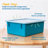 ECR4Kids Letter Size Plastic Tray Organizer with Lids, Large, Storage Bins, 10-Piece-99895655-99895657