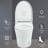Bathroom Toilet With Heated Seat & Powerful Flushing Dual Flush Option Soft Close