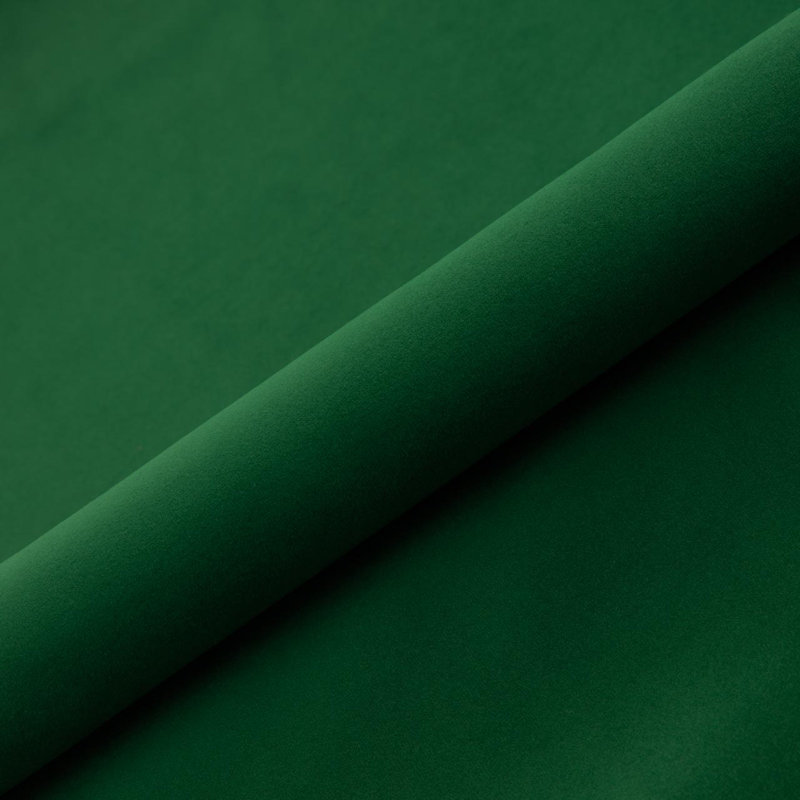 50cm Wide Round Solid Colour Ottoman, Bootle Green
