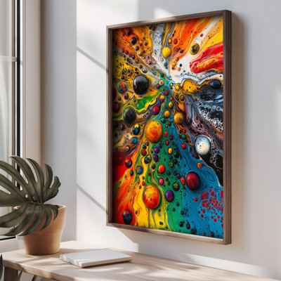Elegant Decorative Framed MDF Painting, 19.7 x 27.6 x 0.1 inches | 100% MDF (3 mm Thick) with 100% Pine Wood Frame | UV Printed Art for Home Décor, Ideal for Living Room, Office & Gallery Wall Display