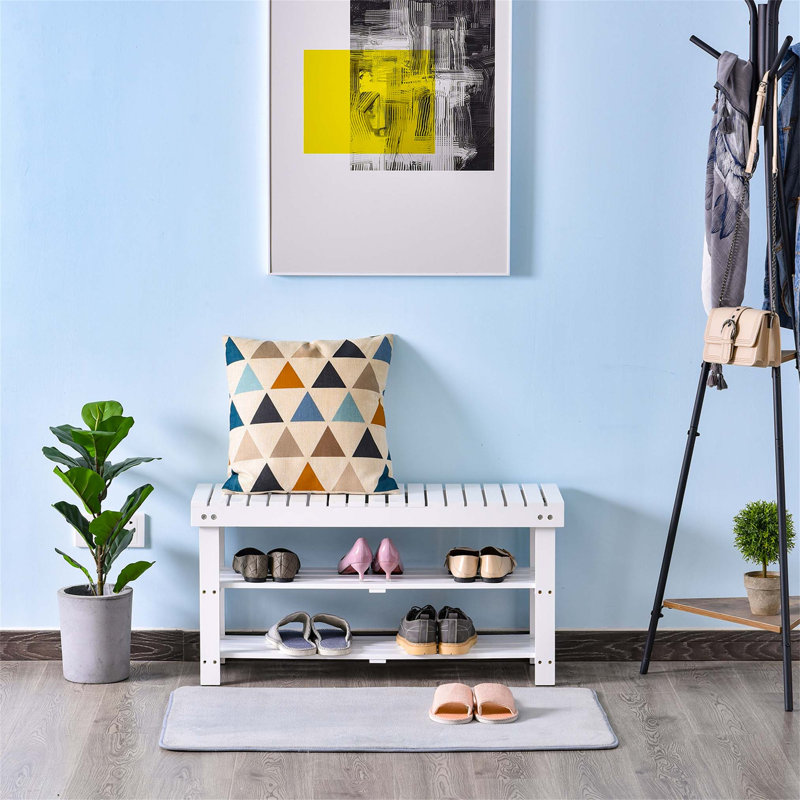 8 Pair Shoe Storage Bench