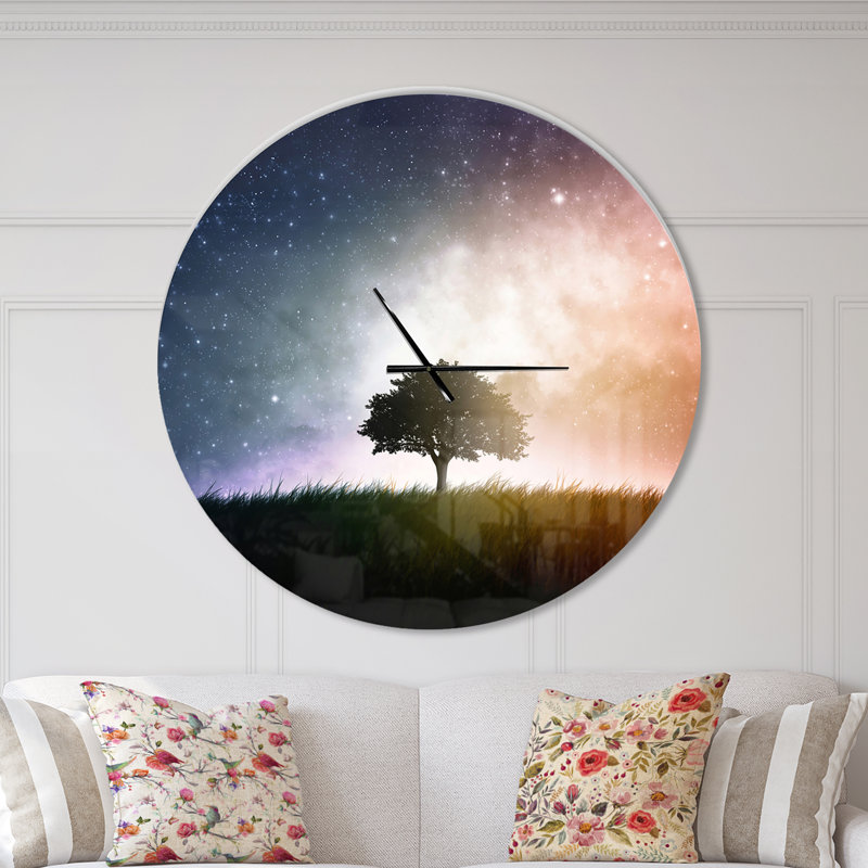 Horloge murale Swigart Farmhouse Designart, Surdimensionné