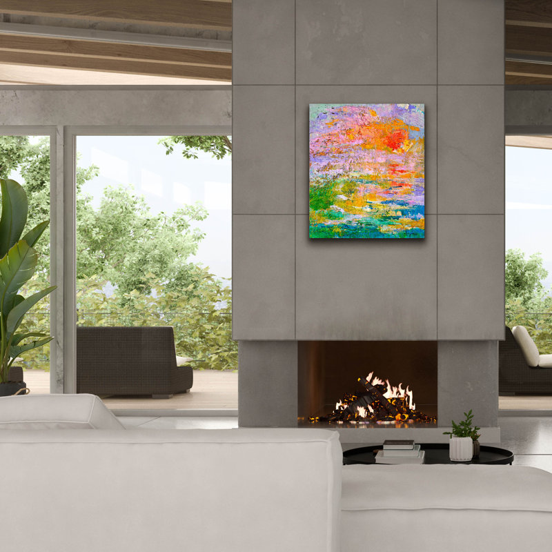  «Simple Twilight» par Dorothy Fagan, art mural sur toile, 26 po x 30 po