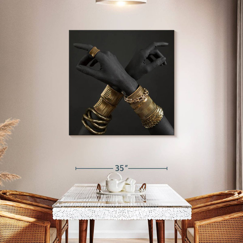 Shuttleworth Chic Hands, 39" H x 39" W
