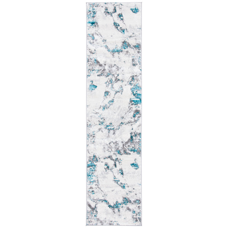 Harville Performance Abstract Rug, Runner 2' x 8'