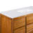 Artemus Tessa 48 In. Mango Wood Carrara White Marble Countertop Bath Vanity-1943742493