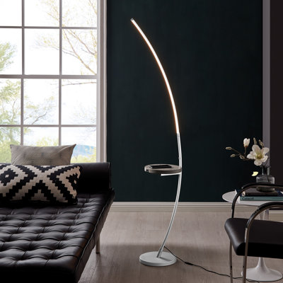 Seine 67.5'' LED Tray Table Floor Lamp with USB