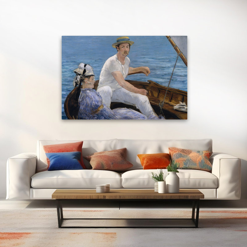 Bateau - Art figuratif de bateaux, musée côtier, H 40 po x l 60 po