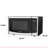Frigidaire 1.2 Cu. Ft. 1,000 Watt Countertop Microwave with 10 Power Levels, 8 Auto Cook Menus, Auto Defrost, Child Safety Lock, Stainless Steel