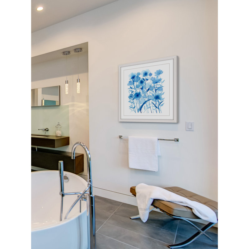 " Cobalt Sway II " by Marmont Hill, 32" H x 32" W x 1.5" D