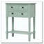 Console étroite, canapé mince avec trois tiroirs de rangement et tablette inférieure pour le salon, assemblage facile-2094618009