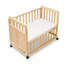 Berceau de chevet en bois massif avec matelas et table à langer