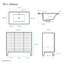 Meuble-lavabo Cascade-97563005