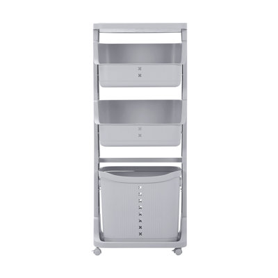 Berne PP Laundry Room Organizer with Wheels