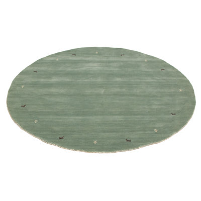 Kashkuli Gabbeh Blue Rug 8'1" x 8'1"