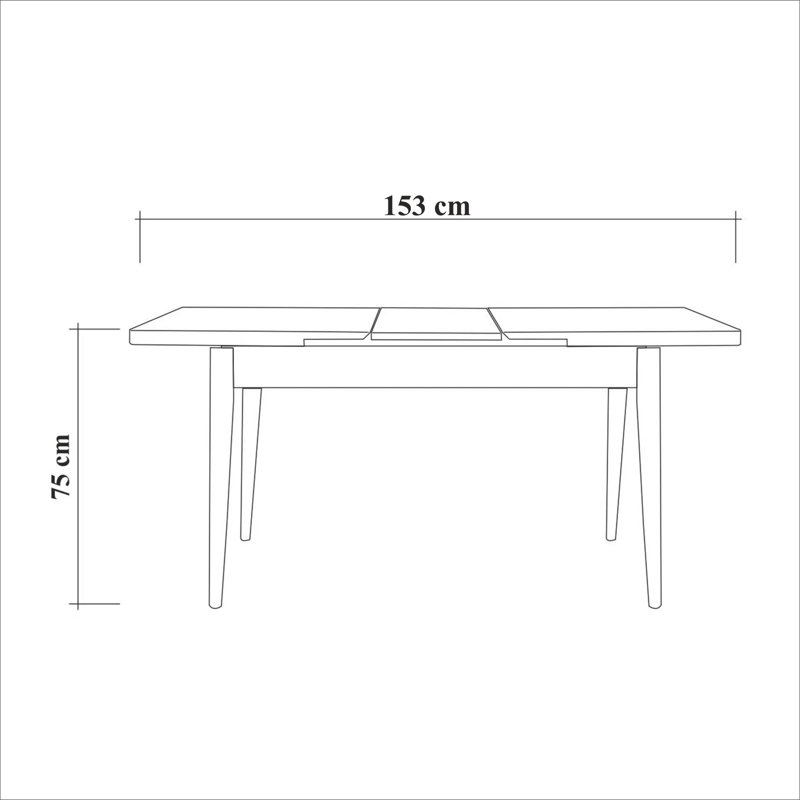 Sheryl 3 - Person Dining Set, Natural, Natural/Black, Black