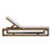 Landen Eucalyptus Outdoor Chaise Lounge