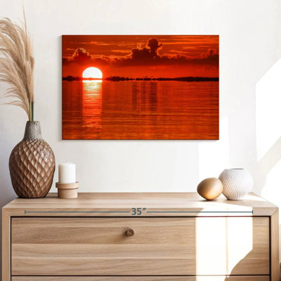 Coucher de soleil sur la plage Gillard Bahamas