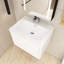 Meuble-lavabo simple avec plateau Tywania 24,01