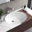 APRESSHUI 13.4'' Ceramic Oval Bathroom Sink with Overflow