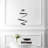 Arianda 11" 1-Light Modern Minimalist Metal Helix Swirl Abstract Integrated LED Pendant-807737968