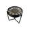21" Round Table With Moving Gear Clock