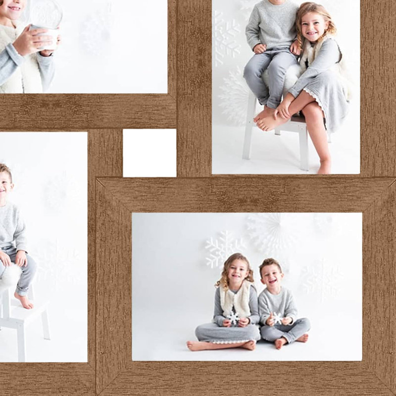 Brandise Wood Picture Frame, 18cm H x 13cm W x 0.5cm D, Light Brown